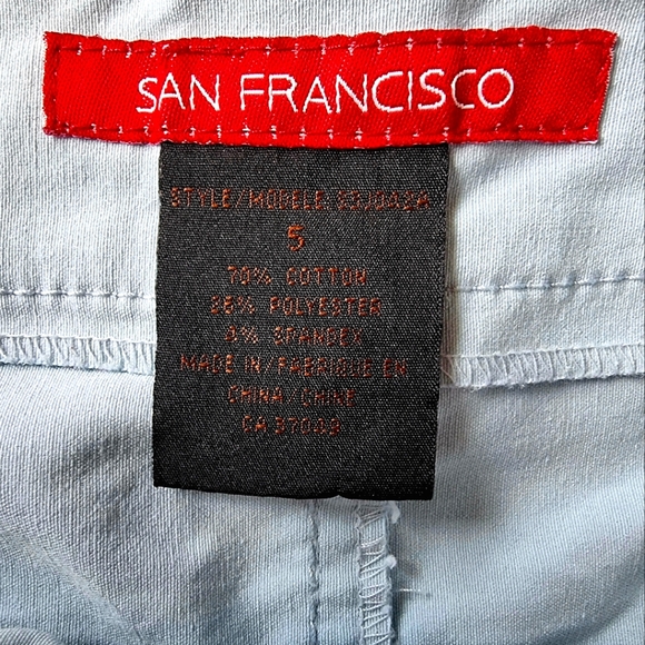 Vintage San Francisco Baby Blue 2 Piece Jacket & Pleated Skirt Set - Picture 12 of 15